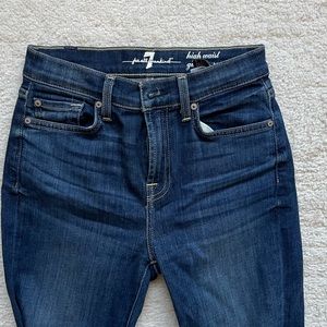 7 for all mankind high waist skinny Jean